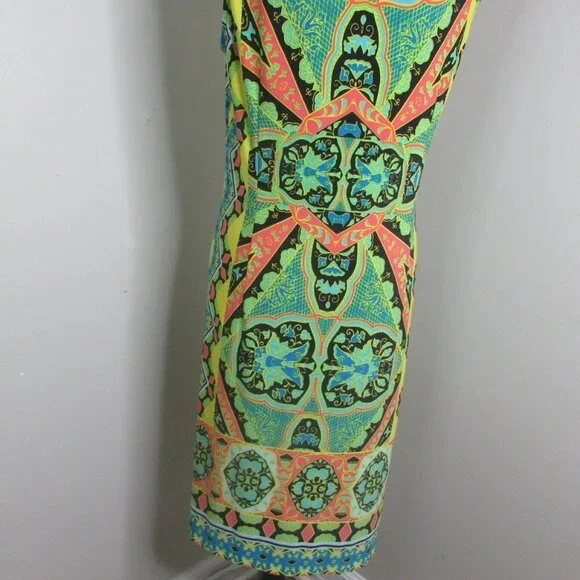 Madison Dress M Sleeveless Bright Print - Picture 11 of 12